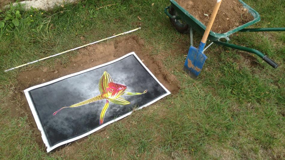 First stage of burial